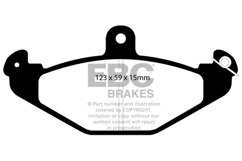 EBC Brakes Greenstuff 2000 Series Sport Pads DP2885 Main Image