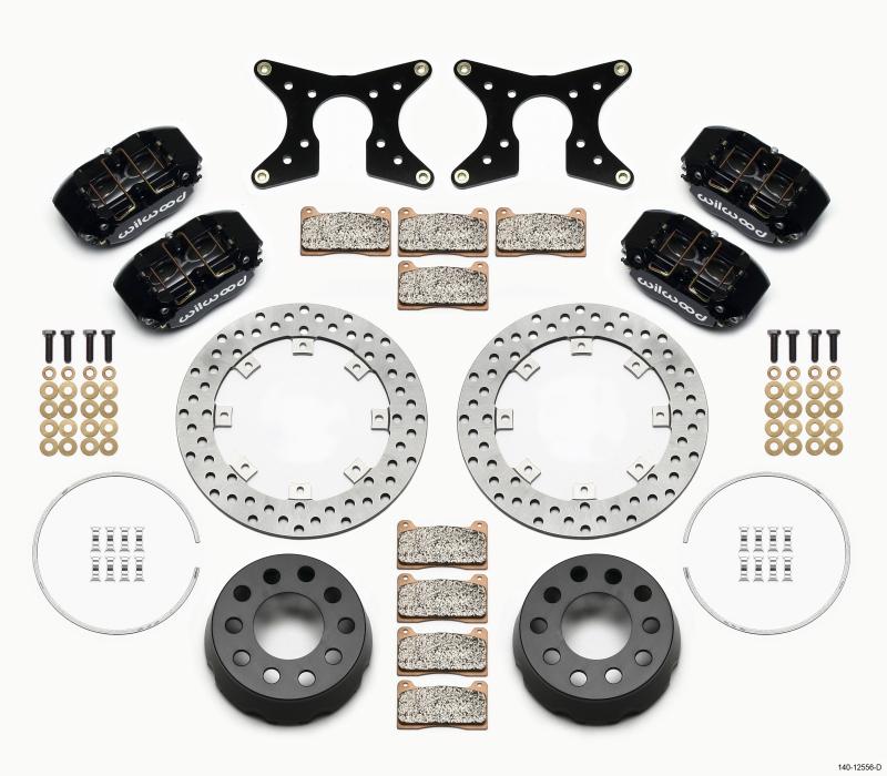 Wilwood Dynapro Lug Mount Dual Rear Dynamic Kit SA Drilled 58-64 Olds/Pont .690in Studs 140-12556-D Main Image