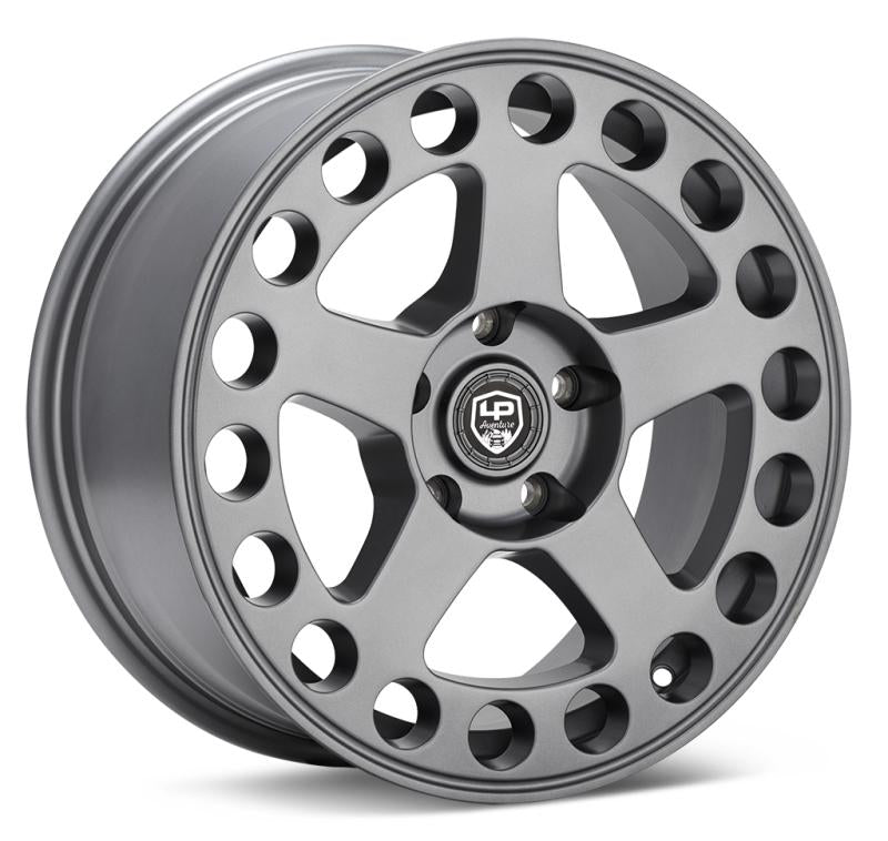 LP Aventure LP5 17x8 5-100 ET38 Matte Grey Wheel LP5178510038MG Main Image