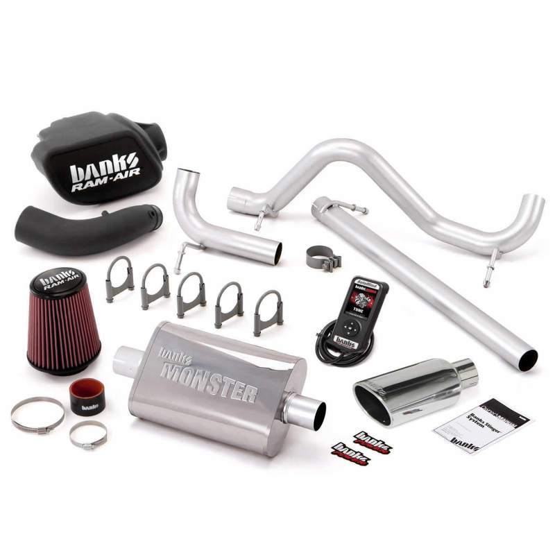 Banks Power 07-11 Jeep 3.8L Wrangler - 2dr Stinger System w/ AutoMind 51339 Main Image