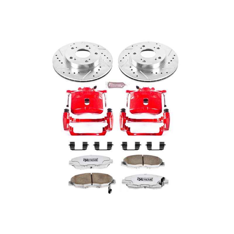 PowerStop PSB Z26 Street Kit w/Cals Brakes, Rotors & Pads Brake Kits - Performance D&S main image