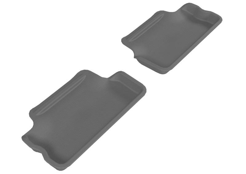 3D MAXpider 2007-2013 Mini Cooper Hardtop Kagu 2nd Row Floormats - Gray L1MN00221501 Main Image