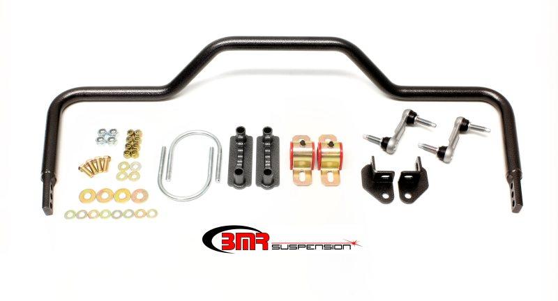 BMR 64-72 A-Body Rear Pro-Touring Style Hollow 1.125in Sway Bar Kit - Black Hammertone SB035H Main Image