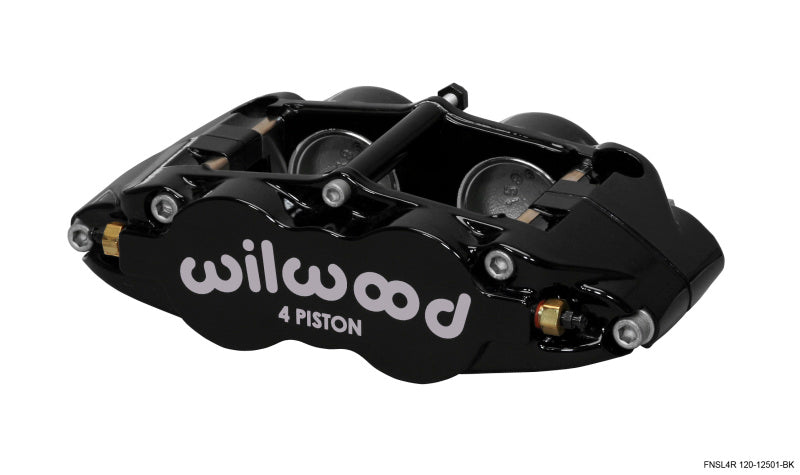 Wilwood Caliper-FNSL4R - Black, 1.75/1.75" Pistons, 1.25"