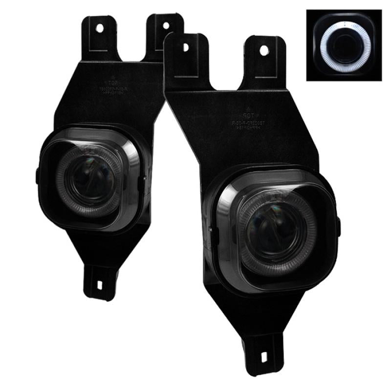 Spyder Ford F250/F350 99-04/Excursion 00-05 Halo Projector Fog Lights w/swch Smke FL-P-FF25001-HL-SM 5021366 Main Image