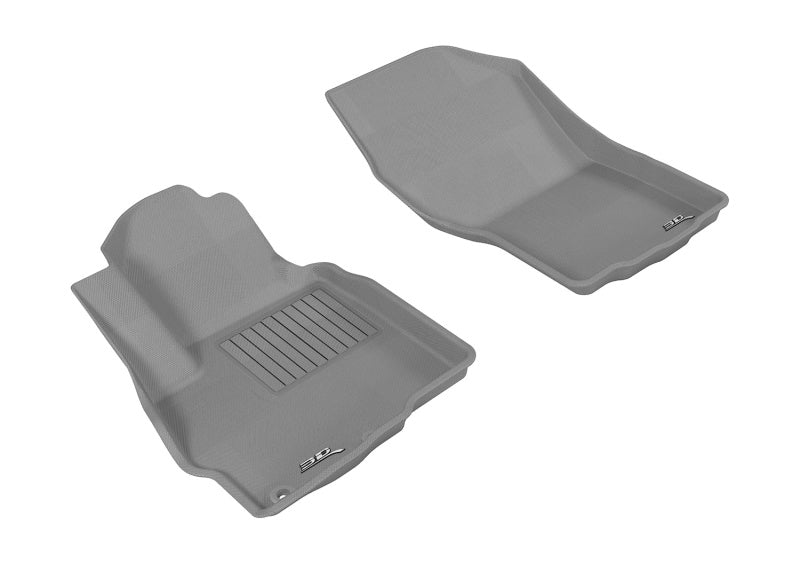 3D MAXpider 2011-2019 Mitsubishi Outlander Kagu 1st Row Floormat - Gray L1MT01011501