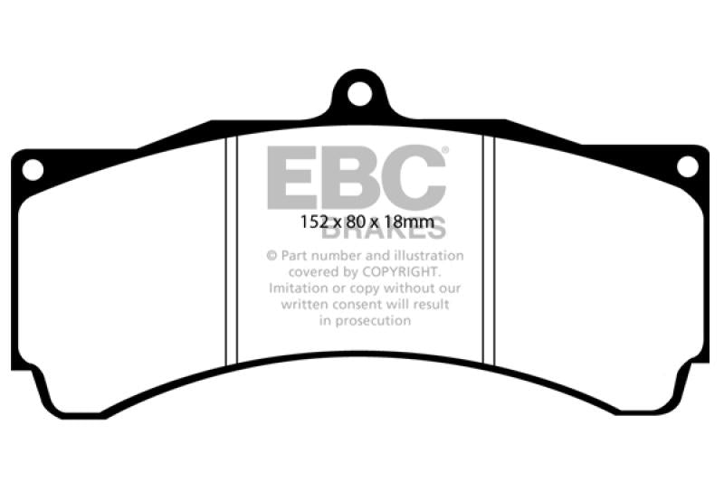 EBC Brakes Yellowstuff Performance Brake Pads DP4005R Main Image