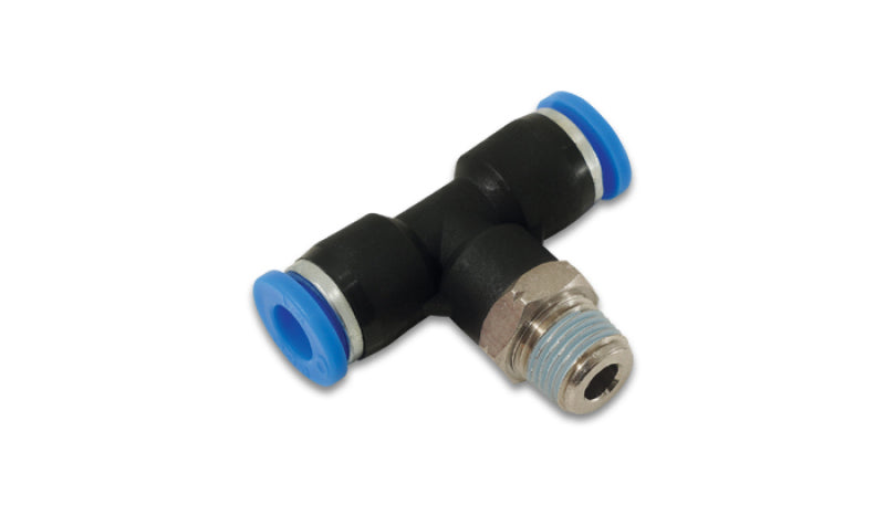 Vibrant Male Tee 1-Touch Fitting for 1/4in OD Tube (1/8in NPT) 22632