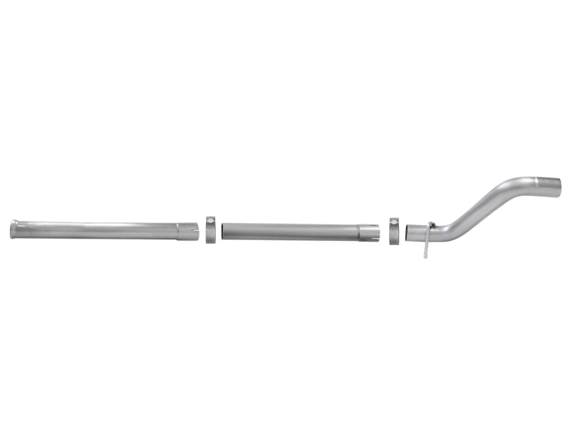 aFe MACH Force-Xp 2-1/2in 409 Stainless Steel Mid-Pipe w/Resonator Delete 18+ Jeep Wrangler JL 3.6L 49-48077