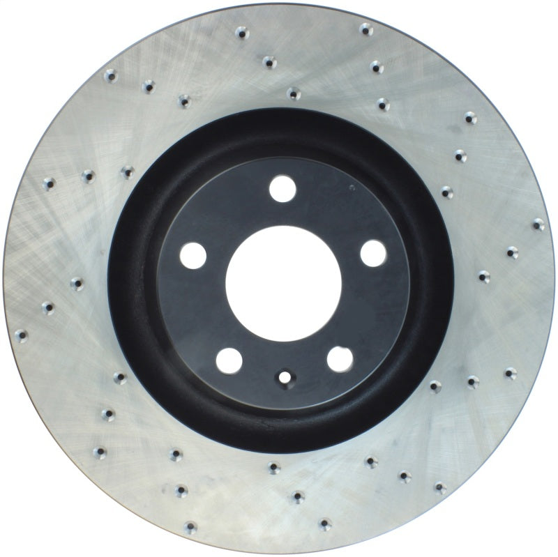 StopTech Sport Cryo Cross Drilled Brake Rotor; Rear Right