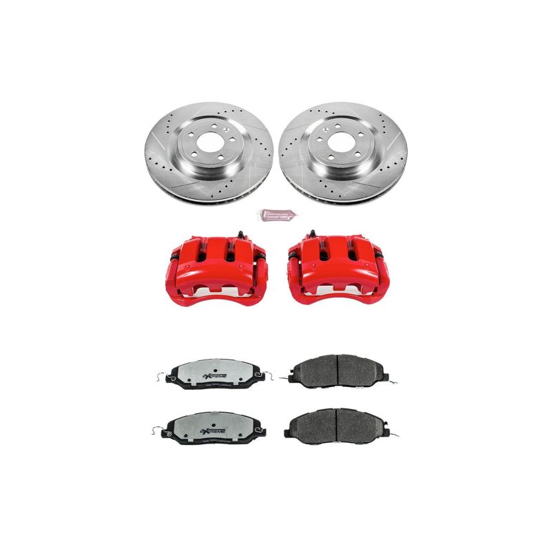 PowerStop PSB Z26 Street Kit w/Cals Brakes, Rotors & Pads Brake Kits - Performance D&S main image