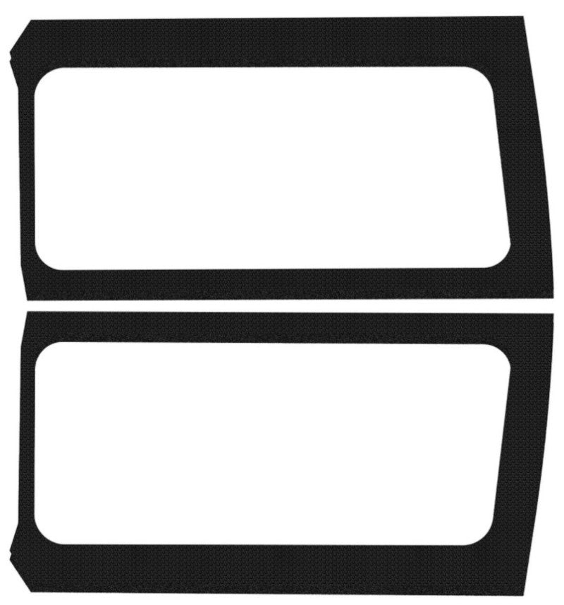 DEI 2019+ Jeep Wrangler JL 2DR Side Window Kit - Black 050268