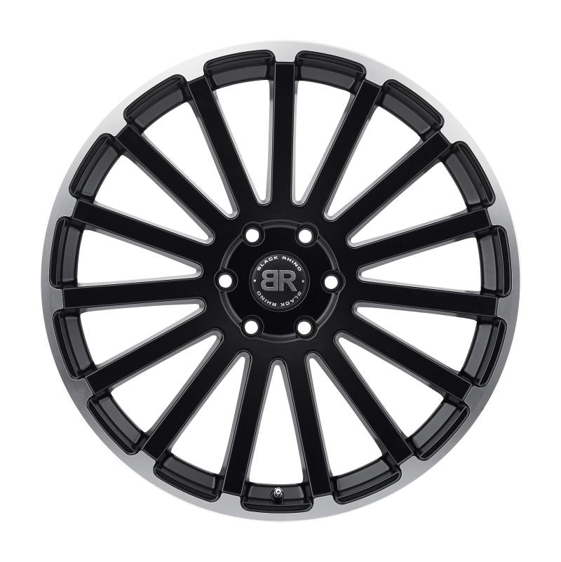 Black Rhino Spear 22x9.5 6x135 ET30 CB 87.1 Matte Black w/Matte Machine Lip Edge Wheel 2295SPR306135F87 Main Image