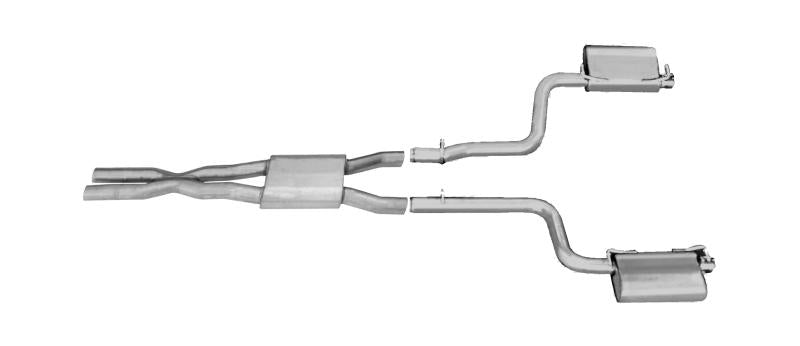 Gibson 11-15 Dodge Challenger SXT 3.6L 2.5in Cat-Back Dual Exhaust - Stainless 617007 Main Image