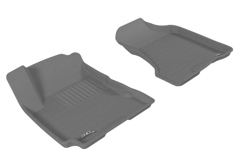 3D MAXpider 2005-2009 Hyundai Tucson Kagu 1st Row Floormat - Gray L1HY00211501 Main Image