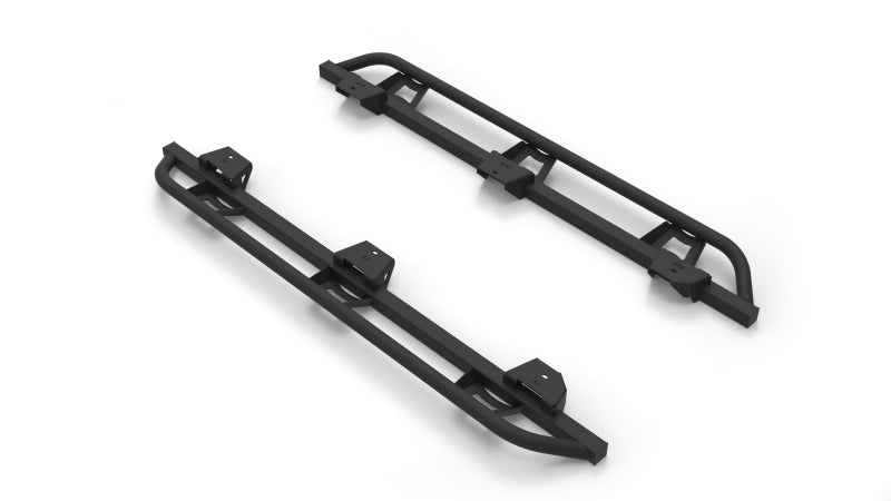 N-Fab Trail Slider Steps 18-20 Jeep Wrangler JL 4 Door SUV - SRW - Textured Black TSJ184-TX