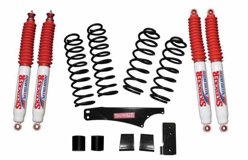 Skyjacker 2007-2017 Jeep Wrangler (JK) Suspension Lift Kit w/ Shock JK25BPNSR Main Image