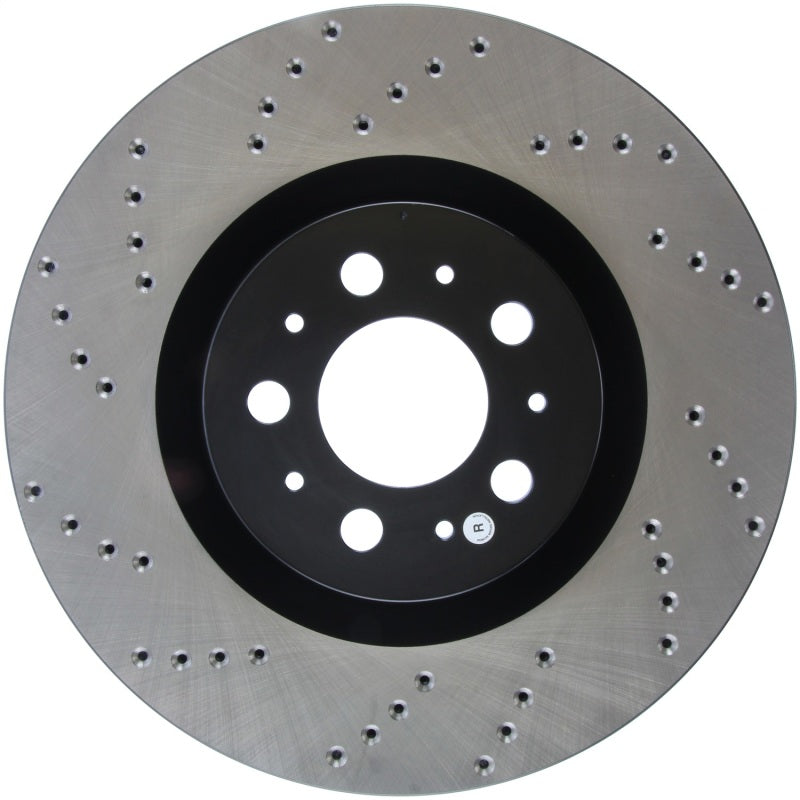 StopTech Sport Cryo Cross Drilled Brake Rotor; Front Right