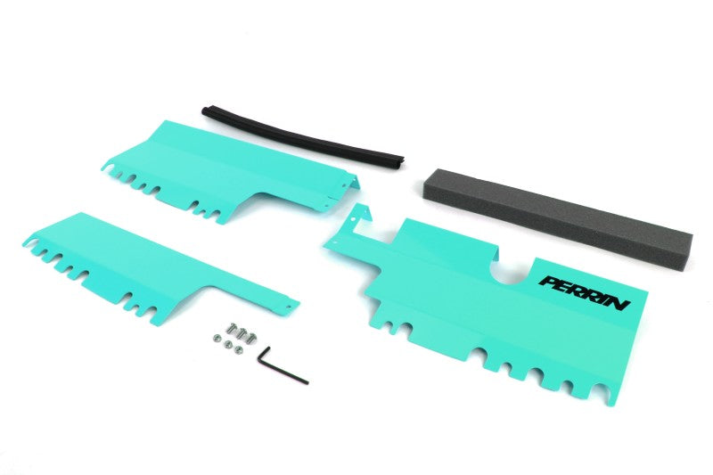 Perrin 15-19 Subaru WRX/15-18 STI (Excluding STI Type RA) Radiator Shroud - Hyper Teal PSP-ENG-512TE