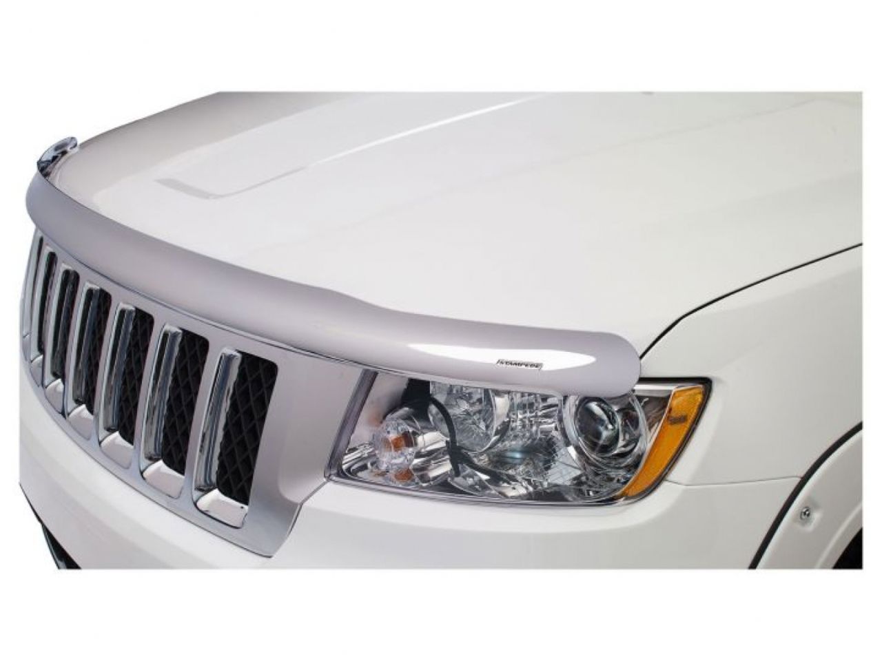 Stampede Vigilante Premium Hood Protector, Chrome, for 2011-2021 Jeep Grand
