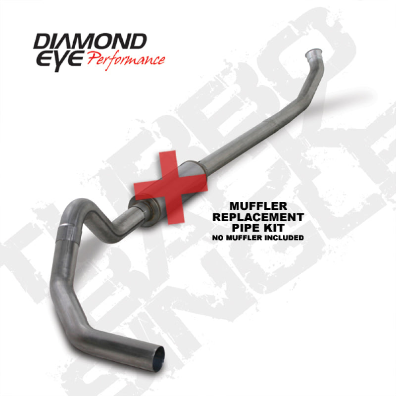 Diamond Eye Performance DEP Turbo Back Exhaust Kit SS Exhaust, Mufflers & Tips Turbo Back main image