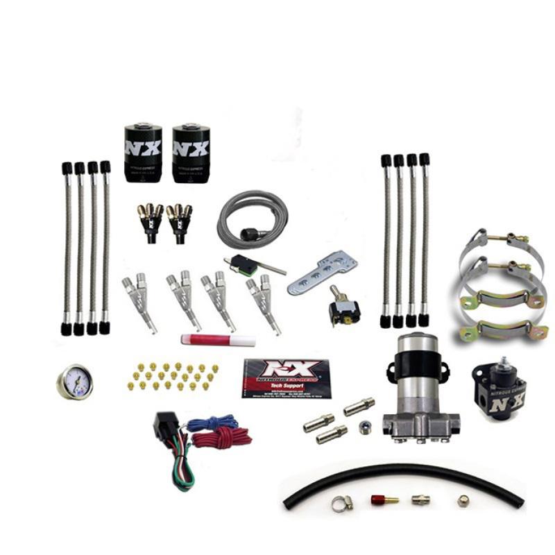 Nitrous Express 4 Cyl Piranha Nitrous Kit (Pro-Mod) w/o Bottle 60006-00P Main Image