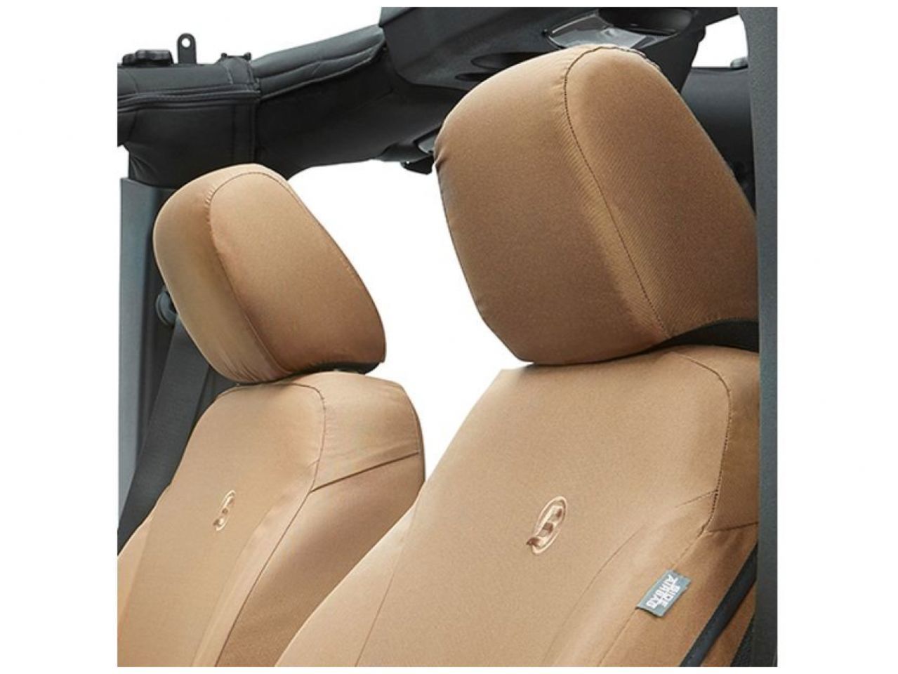 Bestop Front Seat Covers for Jeep 13-16 Wrangler 2dr & 4dr, Tan