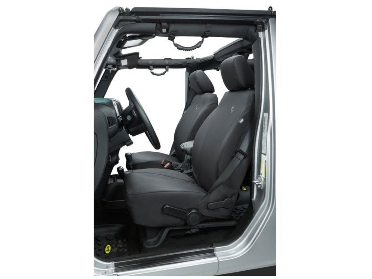 Bestop Jeep 13-16 Wrangler 2dr & 4dr, Fit Factory Front Seats, Black Diamond