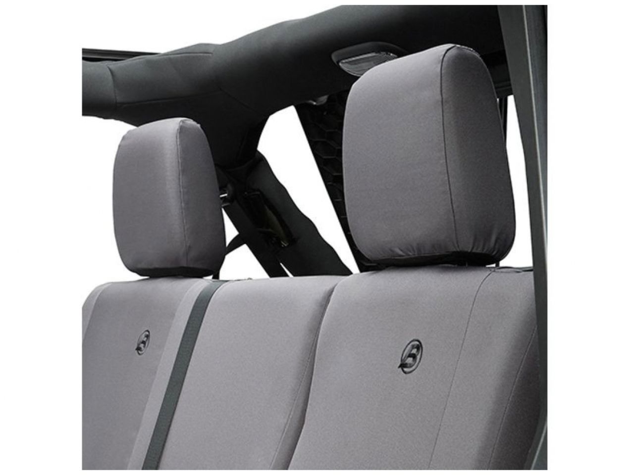 Bestop Rear Seat Covers for Jeep 13-16 Wrangler, 2007 Unlimited, Charcoal