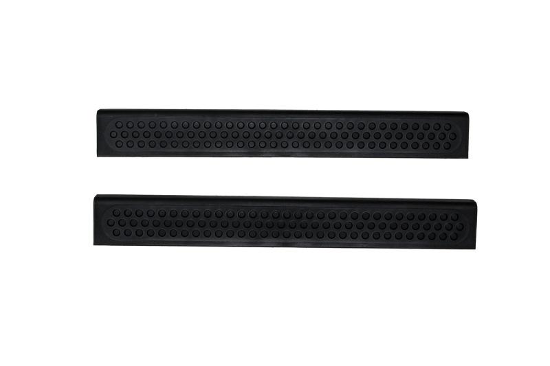 AVS 94-03 GMC Sonoma Stepshields Door Sills 2pc - Black 88958 Main Image