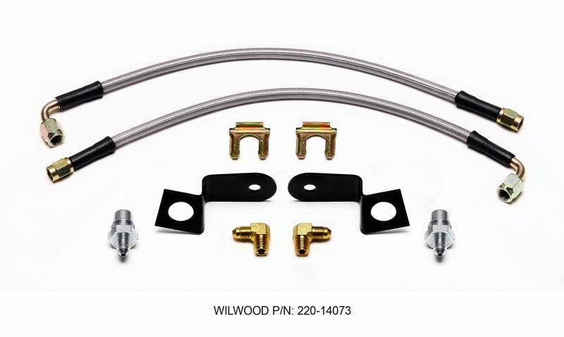 Wilwood Flexline Kit 14in. M10-1.00 90 Deg 220-14073