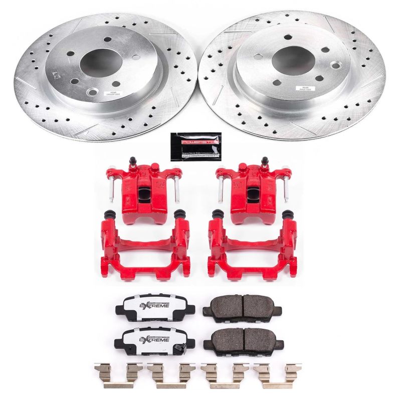 PowerStop PSB Z26 Street Kit w/Cals Brakes, Rotors & Pads Brake Kits - Performance D&S main image