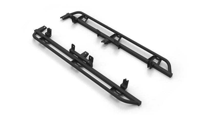 N-Fab Trail Slider Steps 15-20 Chevy/GMC Colorado/Canyon Crew Cab All Beds - SRW - Textured Black TSG15CC-TX