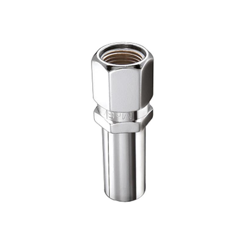 McGard Hex Lug Nut (Drag Racing X-Long Shank) 1/2-20 / 13/16 Hex / 2.475in. Length (4-Pack) - Chrome 63000 Main Image