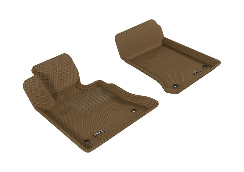 3D MAXpider 2013-2015 Mercedes-Benz GLK-Class X204 Kagu 1st Row Floormat - Tan L1MB06511502 Main Image