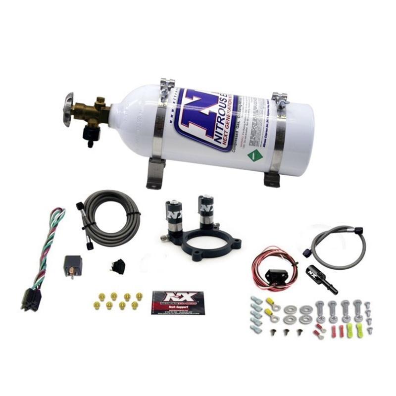 Nitrous Express Ford 3.5L/3.7L V6 Nitrous Plate Kit w/5lb Bottle 20952-05 Main Image