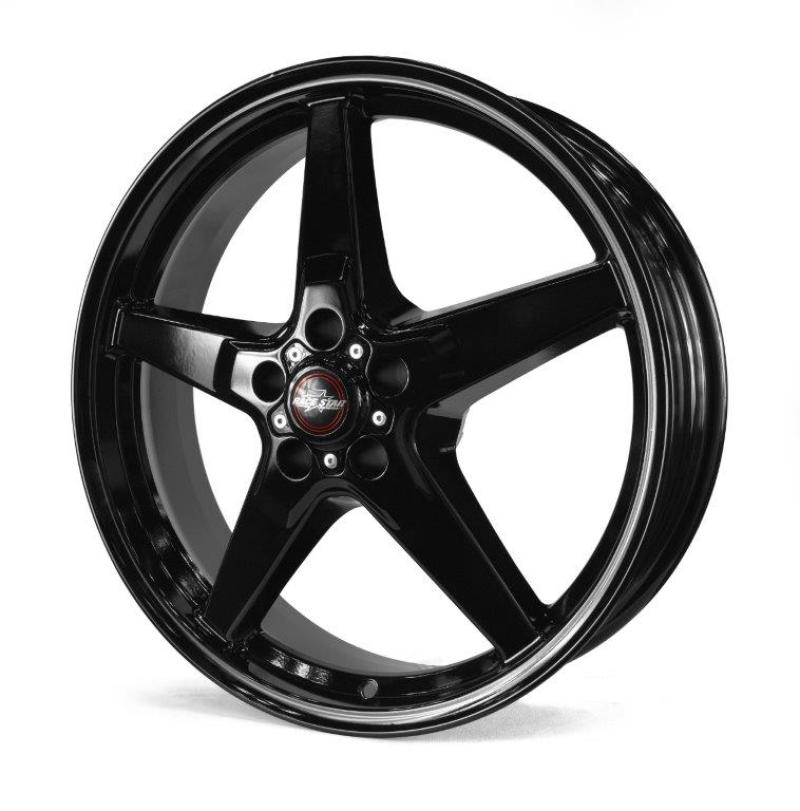 Race Star 92 Drag Star Bracket Racer 20x6 5x115BC 3.20BS Gloss Black Wheel 92-060446B