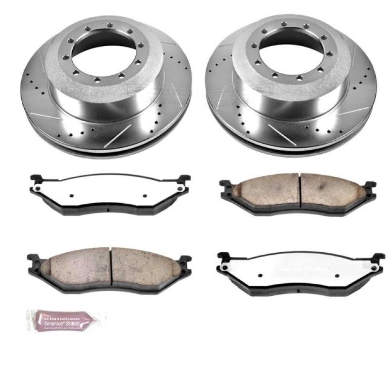 PowerStop PSB Z36 Truck & Tow Kit Brakes, Rotors & Pads Brake Kits - Performance D&S main image