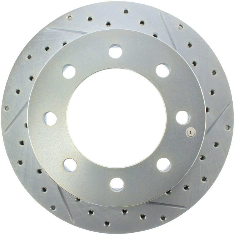 StopTech Select Sport Drilled & Slotted Rotor - Left - Rear 227.66044L