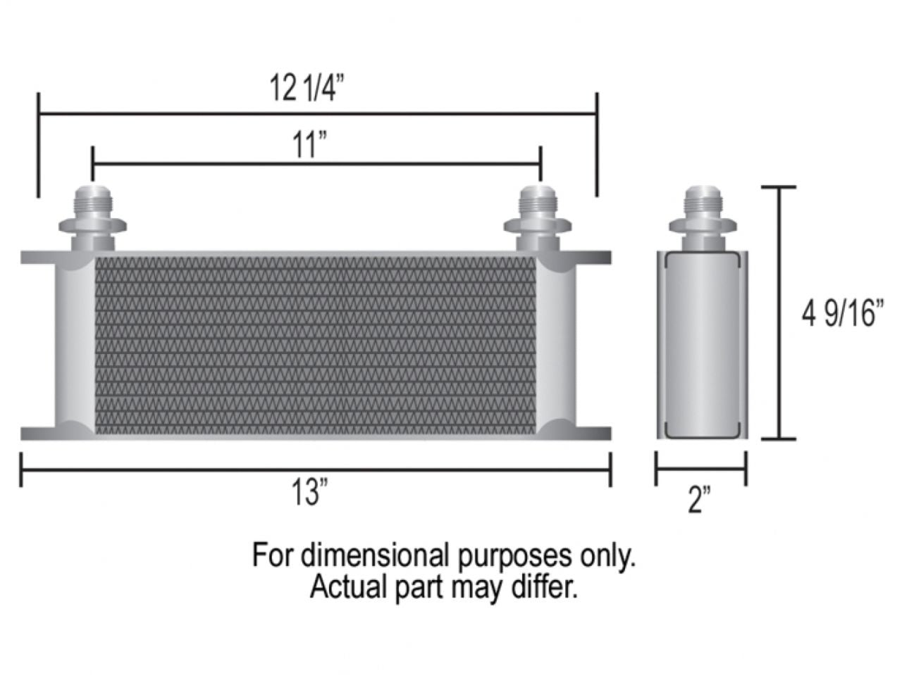 Derale Stack Plate Engine Cooler Kit (Sandwich Adapter)