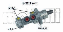 METELLI Brake Master Cylinder  top view frsport 05-0489