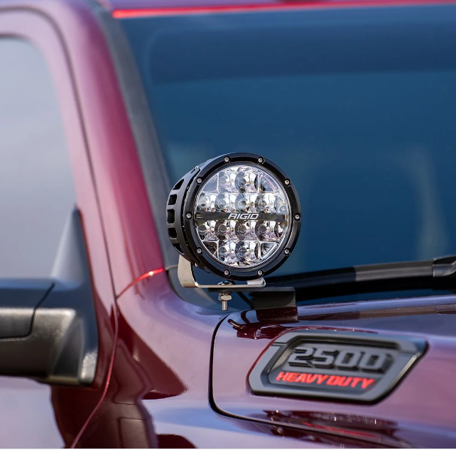 Rigid Industries 2019+ Dodge Ram 2500/3500 A-Pillar LED Light Mounts 46719