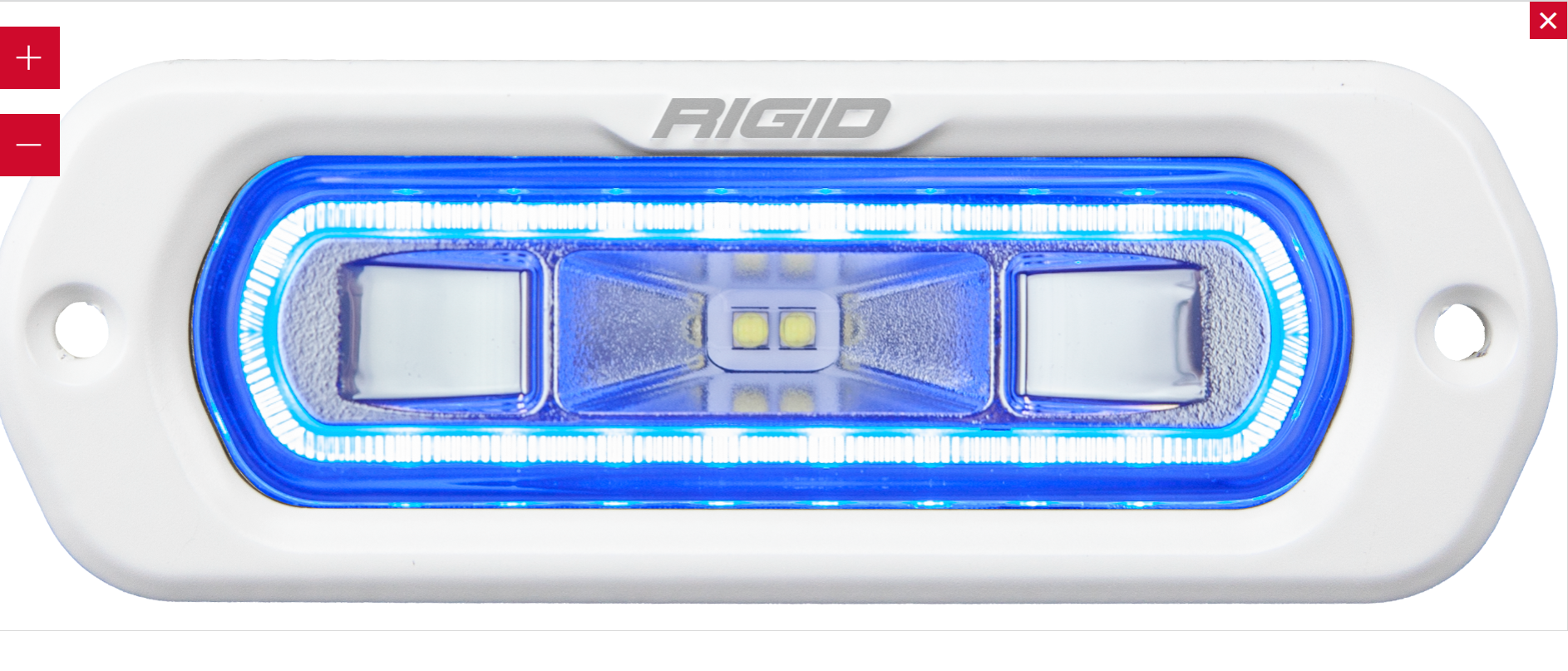 Rigid SR-L Series Marine Spreader Pod 2 Wire Flush Mount White