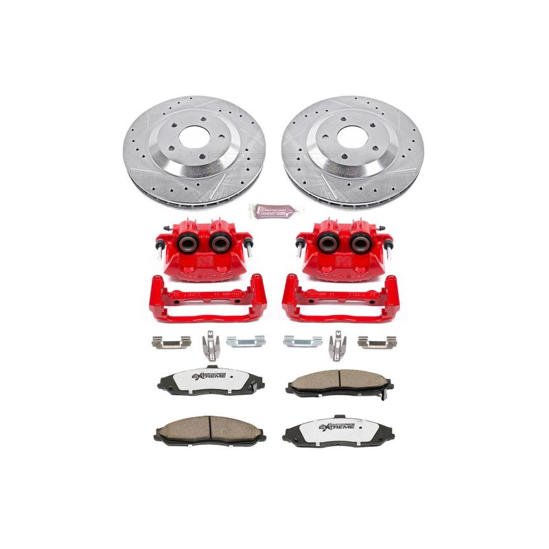 PowerStop PSB Z26 Street Kit w/Cals Brakes, Rotors & Pads Brake Kits - Performance D&S main image