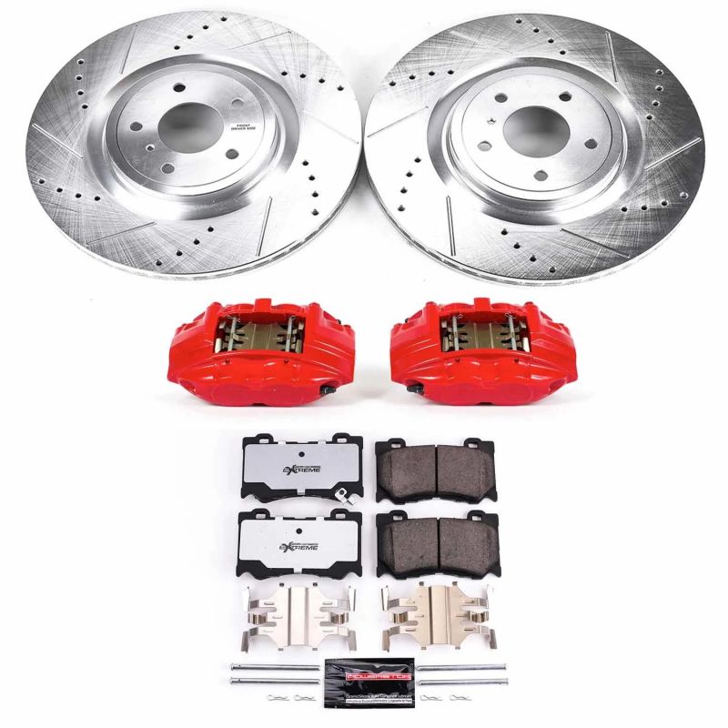 PowerStop PSB Z26 Street Kit w/Cals Brakes, Rotors & Pads Brake Kits - Performance D&S main image