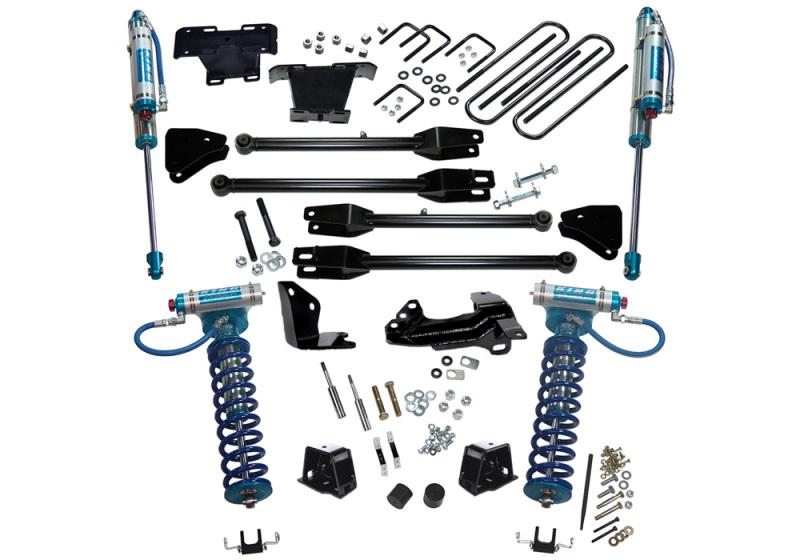 Superlift 05-07 Ford F-250 SD 4WD 4in Lift Kit w/ 4-Link Conversion / King Coilovers & Rear Shocks K230KG Main Image