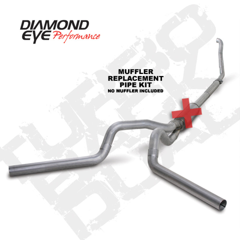 Diamond Eye Performance DEP Turbo Back Exhaust Kit AL Exhaust, Mufflers & Tips Turbo Back main image