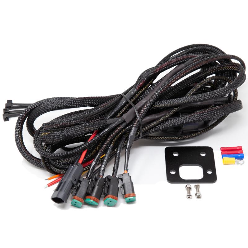 KC HiLiTES M-Racks Wire Harness (Light Bar + 4 Lights/Switch Req. to Operate Front/Side Separately) 9200 Main Image