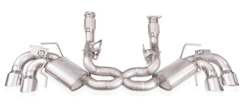 Stainless Works 20-21 Chevrolet Corvette C8 6.2L Redline Cat-Back Exhaust w/ Polished Tips C8CBR