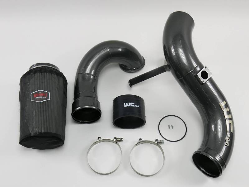 Wehrli 04.5-05 Chevrolet 6.6L LLY Duramax 4in Intake Kit Stage 2 - Gloss White WCF100637-GW